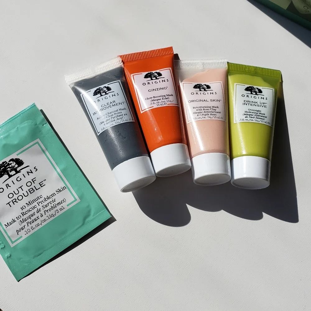 Origins Skincare Bundle Travel Size 5 Piece Set New